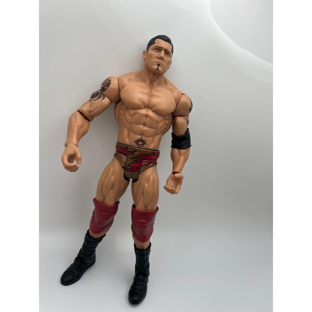 2010 WWF‎ WWE Mattel The Animal Dave Batista Wrestling Figure Red Tights